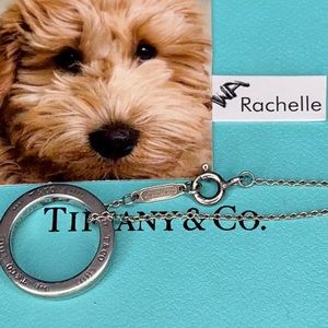 Tiffany & Co 1837 Circle pendant necklace LIKE NEW